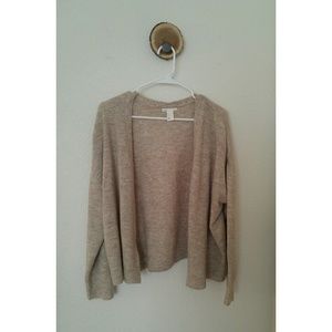 Slouchy H&M tan cardigan